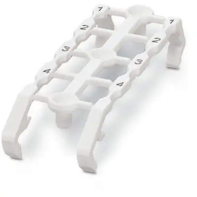 Marker, white, labeled for terminal block, 0803464 - 1
