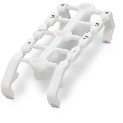 Marker, white, labeled for terminal block, 0803465
