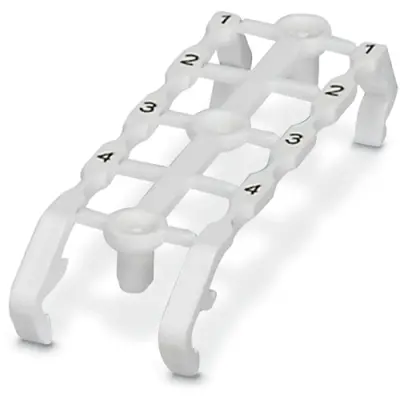 Marker, white, labeled for terminal block, 0803466 - 1