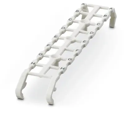 Marker, white, labeled for terminal block, 0803471 - 1