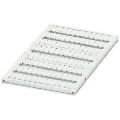 Marker, white, unlabeled for terminal block, 0821784 - 1