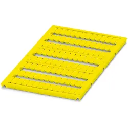 Marker, yellow, unlabeled for terminal block, 0828187