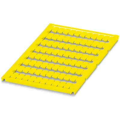 Marker, yellow, unlabeled for terminal block, 0828192 - 1