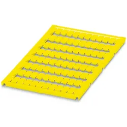 Marker, yellow, unlabeled for terminal block, 0828192