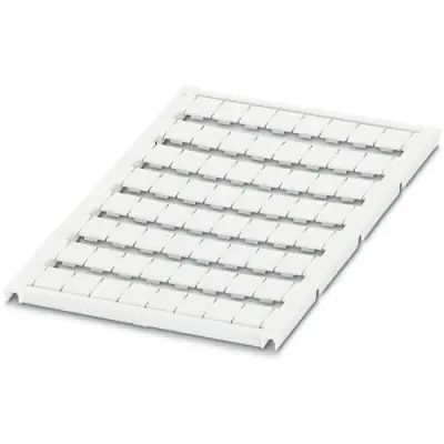 Marker, white, unlabeled for terminal block, 0821739 - 1