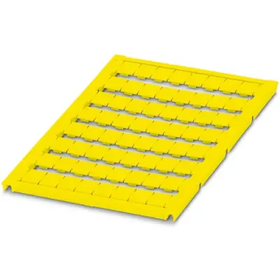 Marker, yellow, unlabeled for terminal block, 0828197 - 1