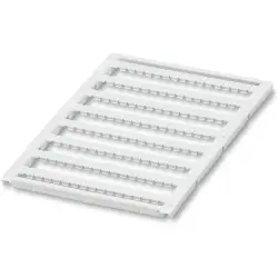 Marker, white, unlabeled for terminal block, 0821360