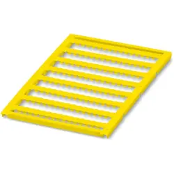 Marker, yellow, unlabeled for terminal block, 0828202