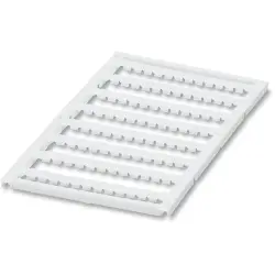 Marker, white, unlabeled for terminal block, 0821425