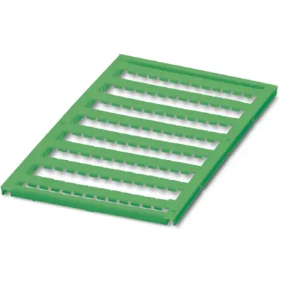 Marker, green, unlabeled for terminal block, 0828208 - 1