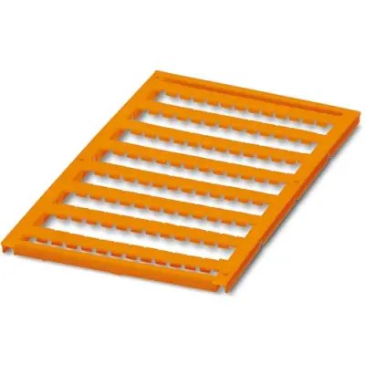 Marker, orange, unlabeled for terminal block, 0828206 - 1