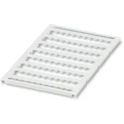 Marker, white, unlabeled for terminal block, 0821483