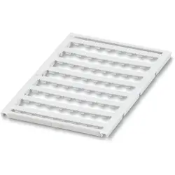 Marker, white, unlabeled for terminal block, 0821548