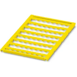 Marker, yellow, unlabeled for terminal block, 0828216