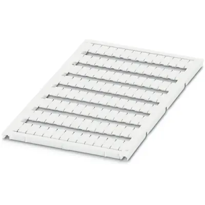 Marker, white, unlabeled for terminal block, 0821302 - 1