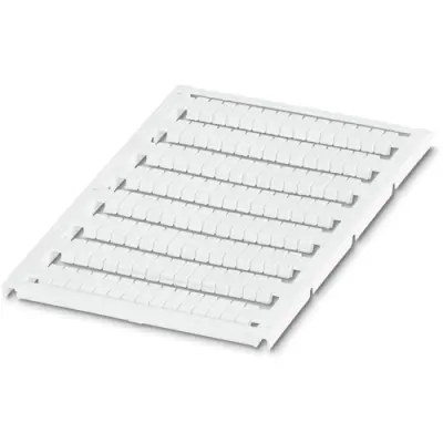 Marker, white, unlabeled for terminal block, 0822178 - 1