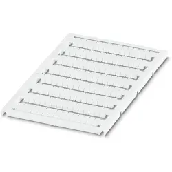 Marker, white, unlabeled for terminal block, 0822178