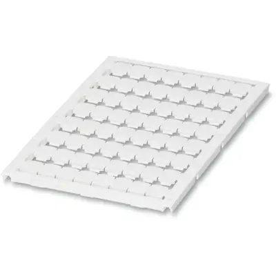 Marker, white, unlabeled for terminal block, 0822204 - 1