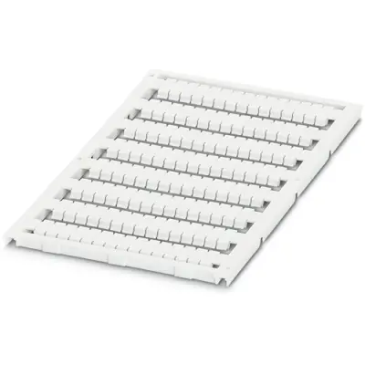 Marker, white, unlabeled for terminal block, 0821713 - 1