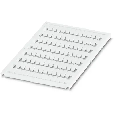 Marker, white, unlabeled for terminal block, 0821690 - 1