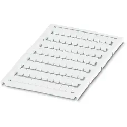 Marker, white, unlabeled for terminal block, 0821674