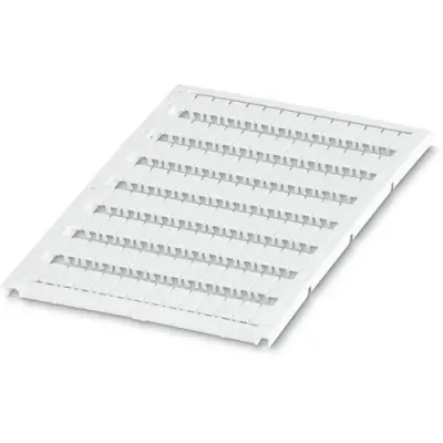Marker, white, unlabeled for terminal block, 0822369 - 1