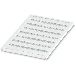 Marker, white, unlabeled for terminal block, 0822369