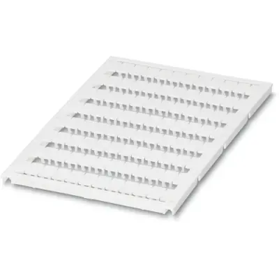 Marker, white, unlabeled for terminal block, 0822385 - 1