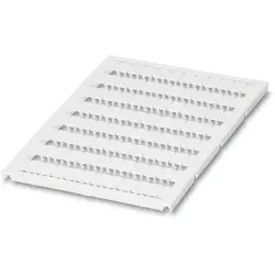 Marker, white, unlabeled for terminal block, 0822385