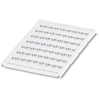 Marker, white, unlabeled for terminal block, 0822408 - 1