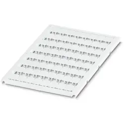 Marker, white, unlabeled for terminal block, 0822408