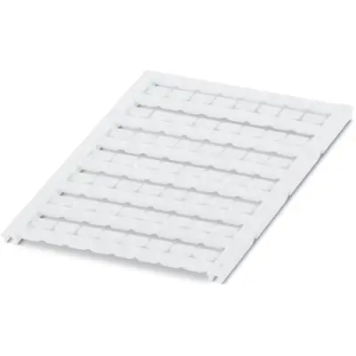 Marker, white, unlabeled for terminal block, 0828415 - 1