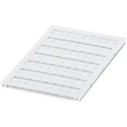 Marker, white, unlabeled for terminal block, 0828415