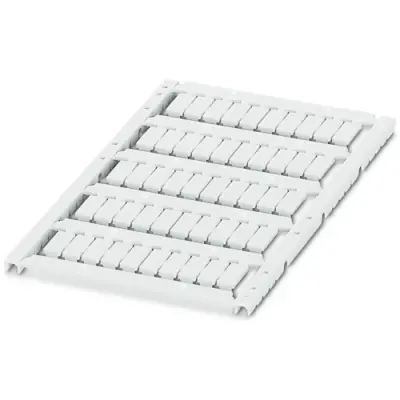 Marker, white, unlabeled for terminal block, 0829483 - 1