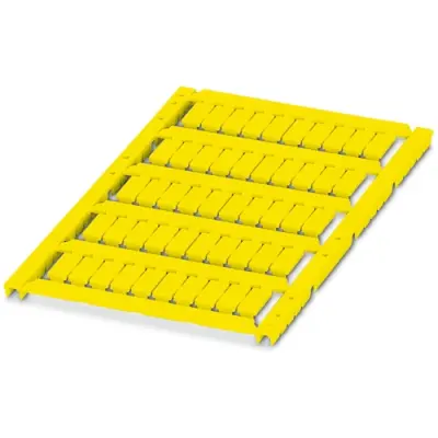 Marker, yellow, unlabeled for terminal block, 0829234 - 1