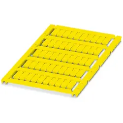 Marker, yellow, unlabeled for terminal block, 0829234