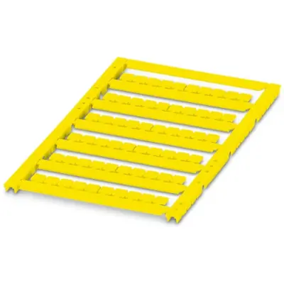 Marker, yellow, unlabeled for terminal block, 0829246 - 1