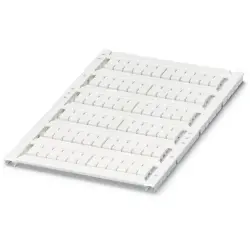 Marker, white, unlabeled for terminal block, 0803204
