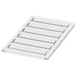 Marker, white, unlabeled for terminal block, 0829251