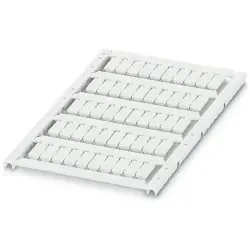 Marker, white, unlabeled for terminal block, 0830757