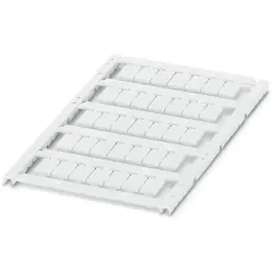 Marker, white, unlabeled for terminal block, 0830758