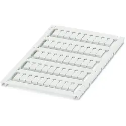 Marker, white, unlabeled for terminal block, 0830754
