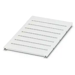 Marker, white, unlabeled for terminal block, 0818111