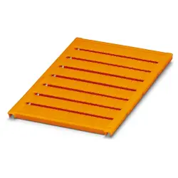 Marker, orange, unlabeled for terminal block, 0818221