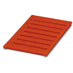 Marker, red, unlabeled for terminal block, 0818250