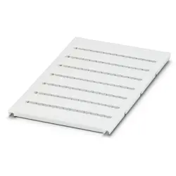 Marker, white, unlabeled for terminal block, 0818108