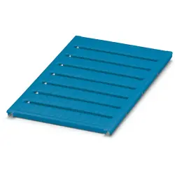Marker, blue, unlabeled for terminal block, 0818292