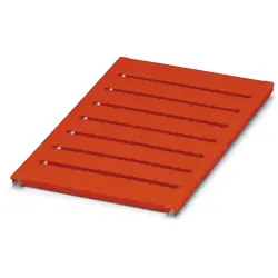 Marker, red, unlabeled for terminal block, 0818302