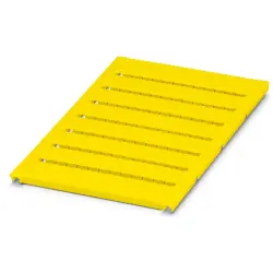 Marker, yellow, unlabeled for terminal block, 0818289