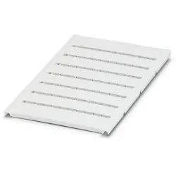 Marker, white, unlabeled for terminal block, 0818085